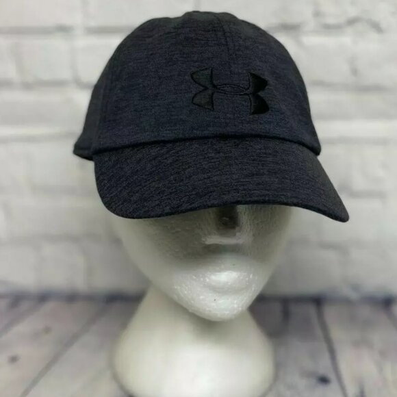 Under ARMOUR Women Hat Running Cap UA OSFA Strap Back Gray Light Polyester - Picture 1 of 6